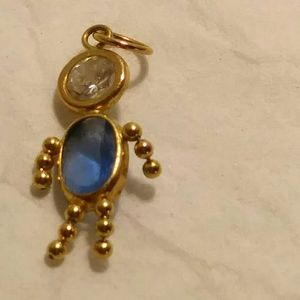 14kt. Boy September pendant